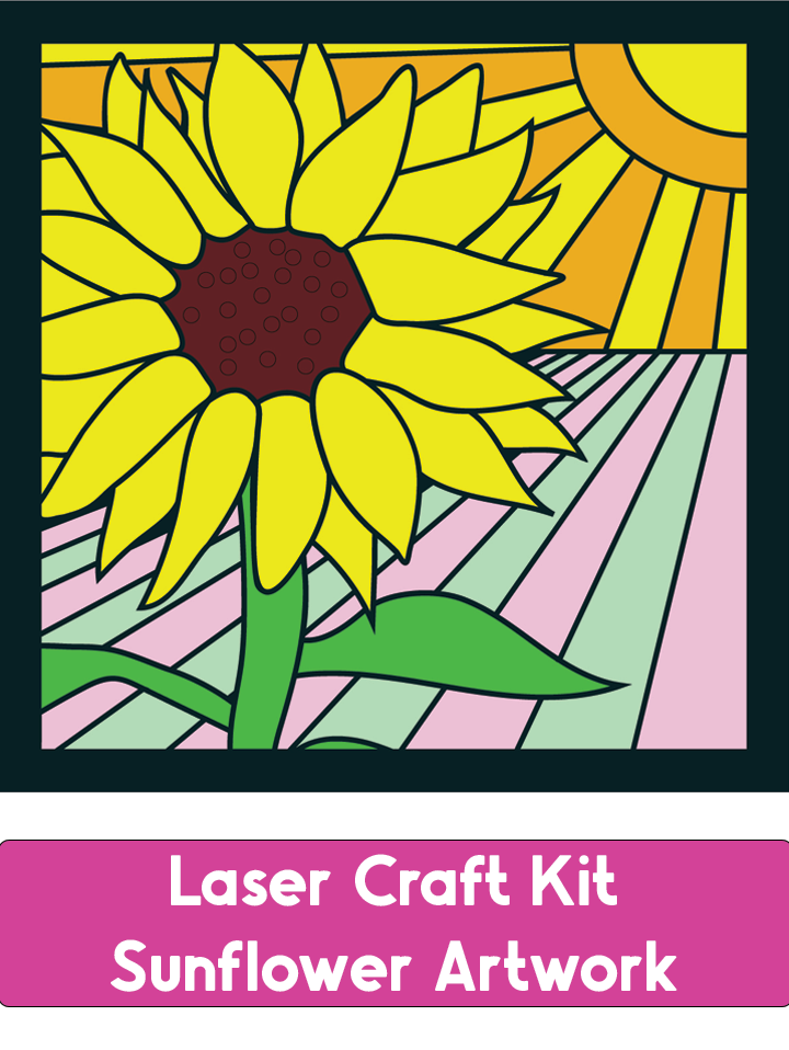 Laser Craft Kit - Sunflower