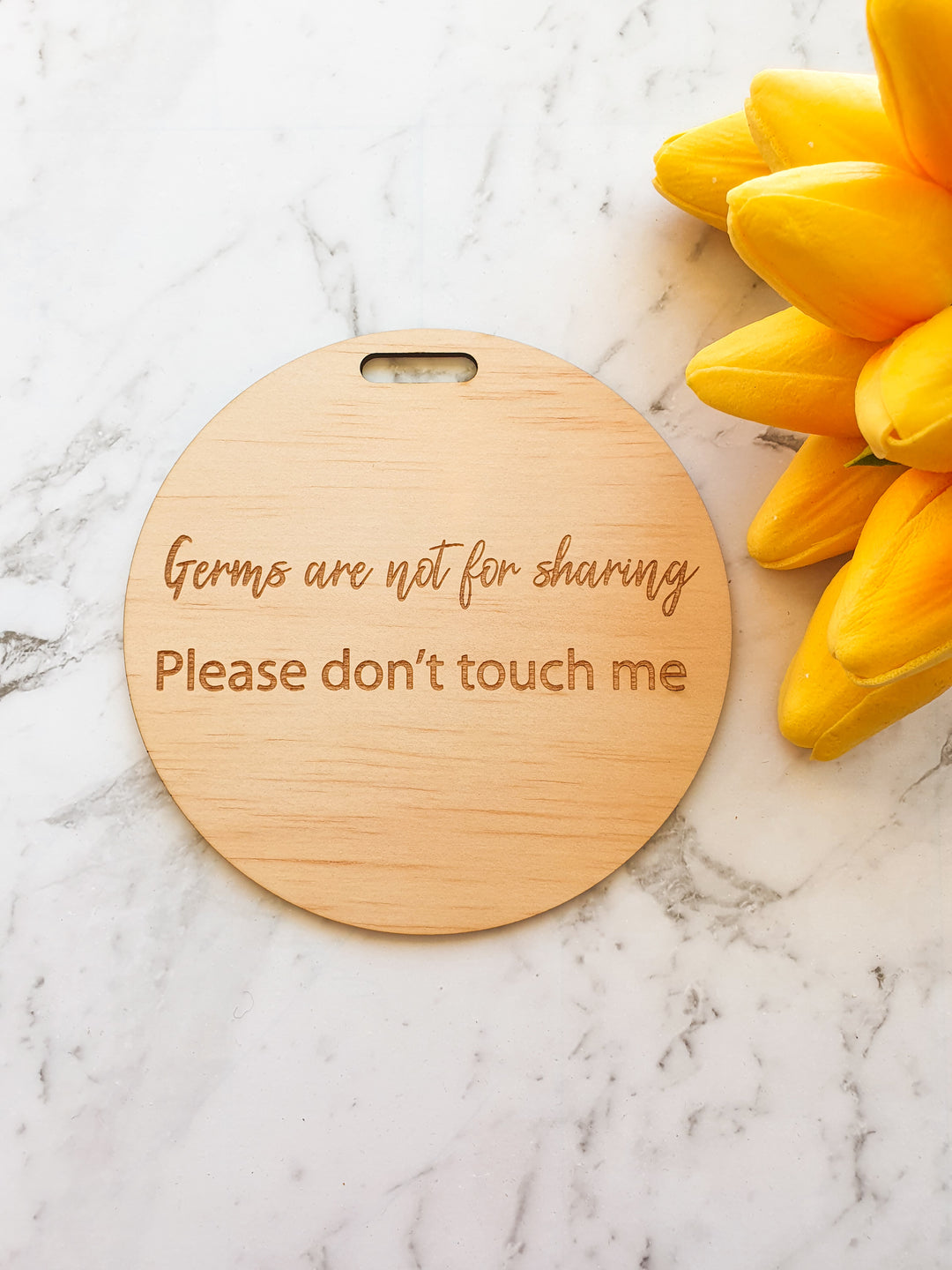 Germs Are Not For Sharing - Pram and Capsule Sign
