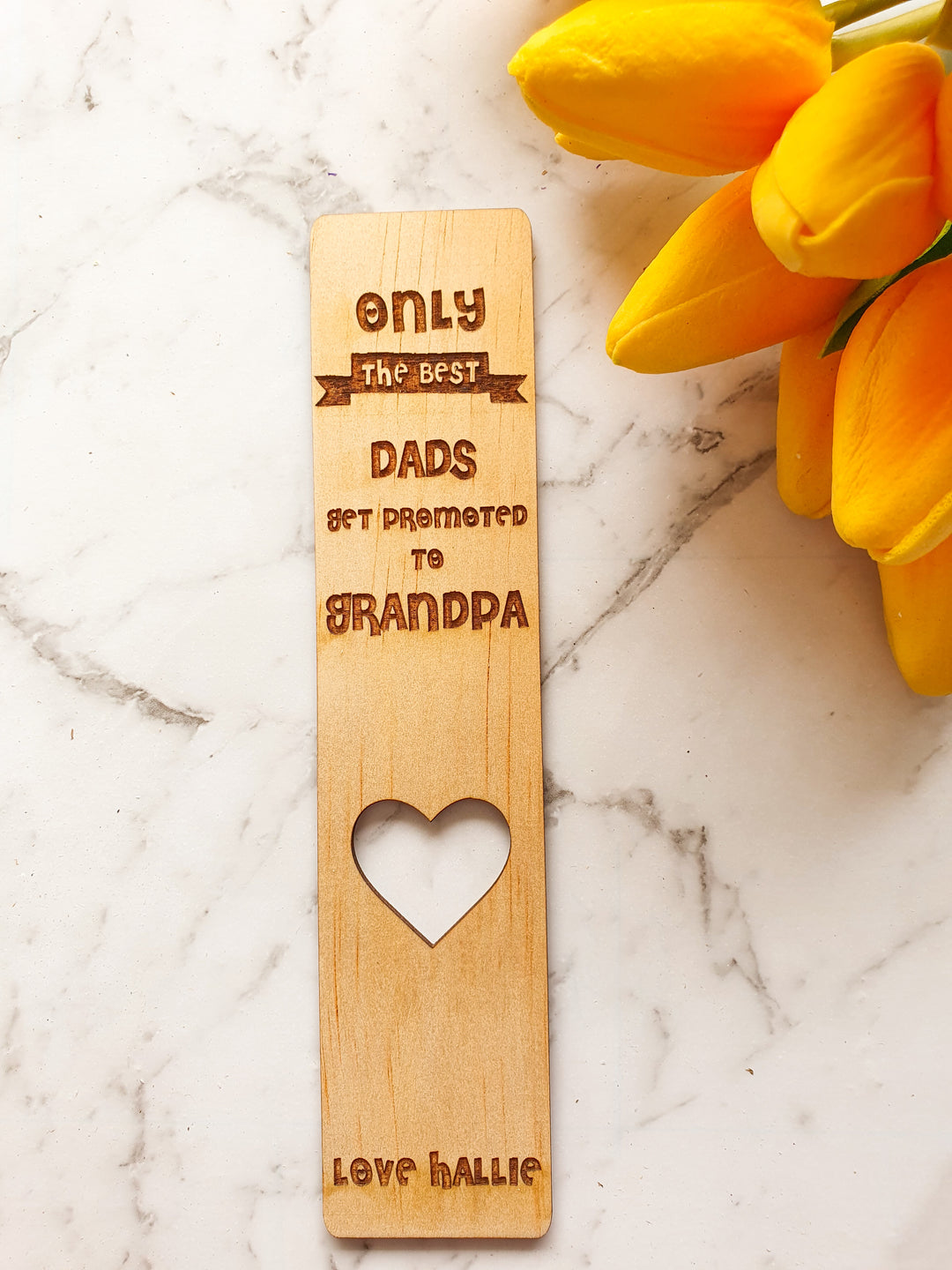Best Dads Get Promoted Bookmark