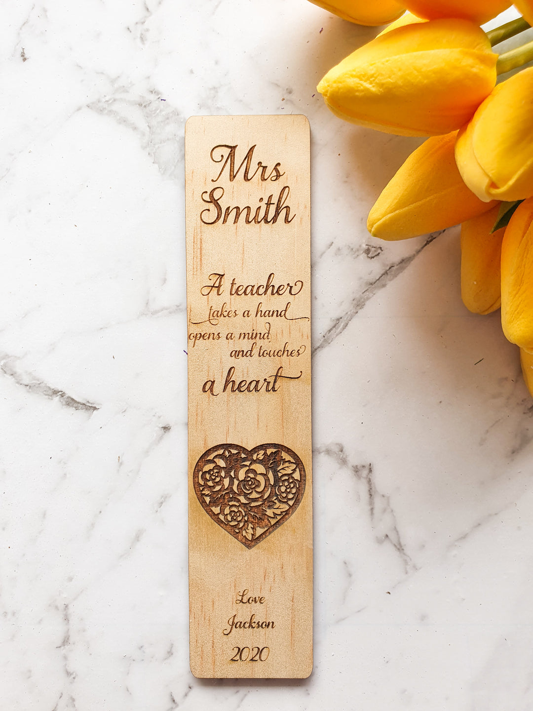 Touches a heart Bookmark