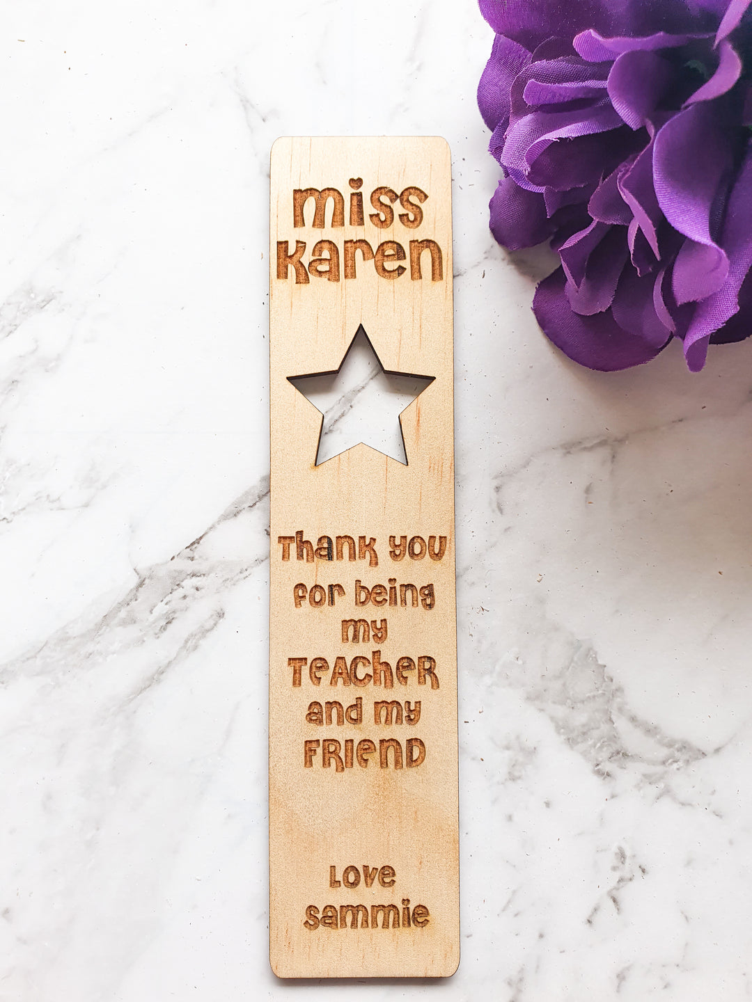 Teacher and Friend Bookmark