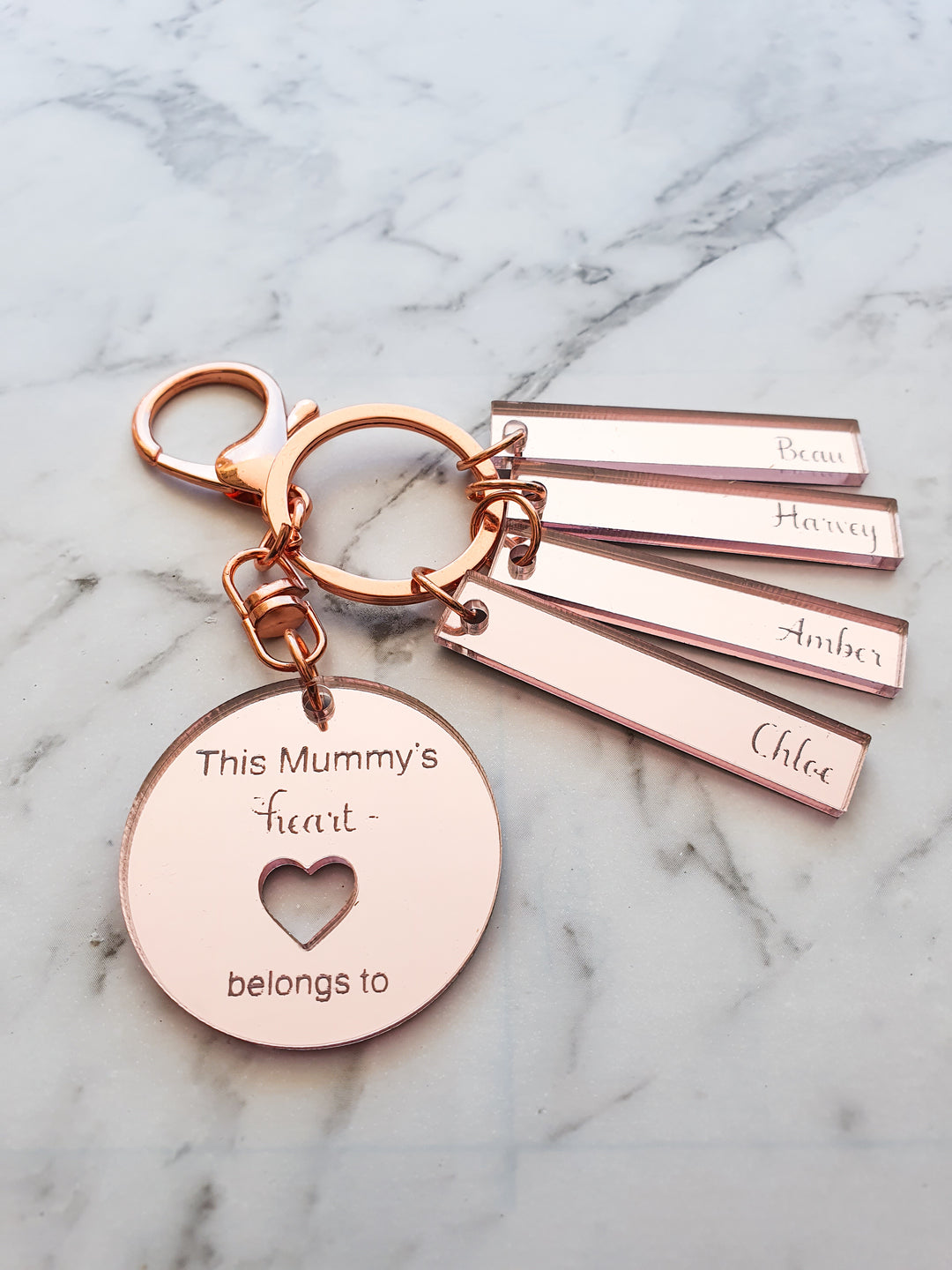 "Heart Belongs to" Keyring