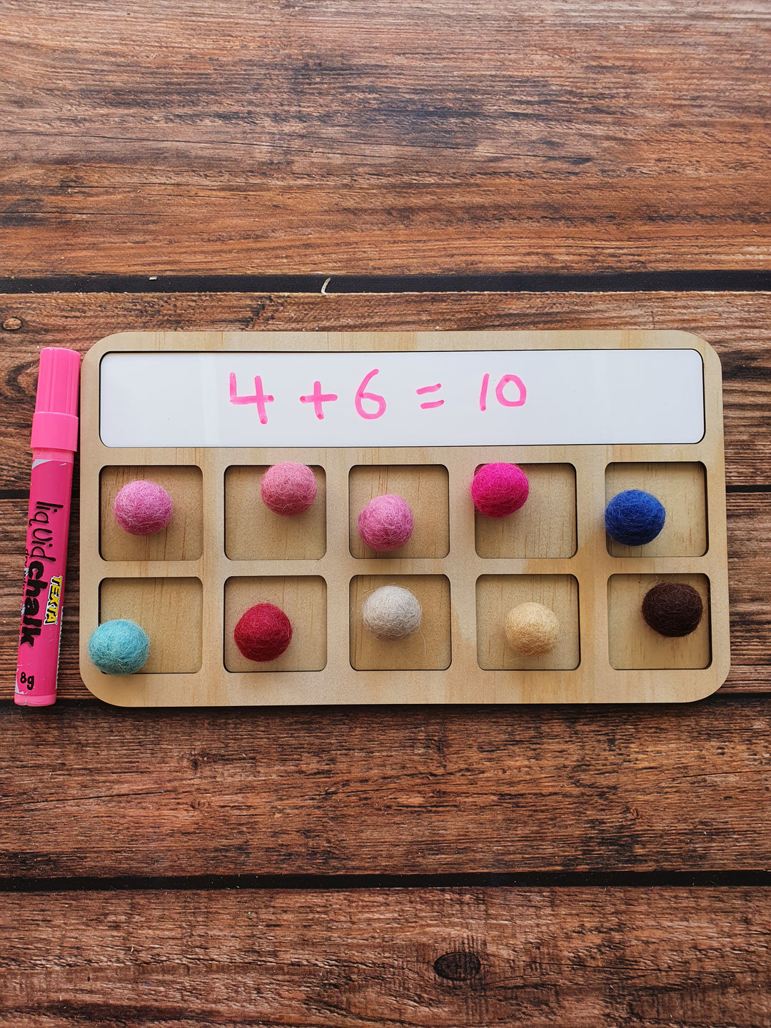 Write & Wipe - Tens Frame