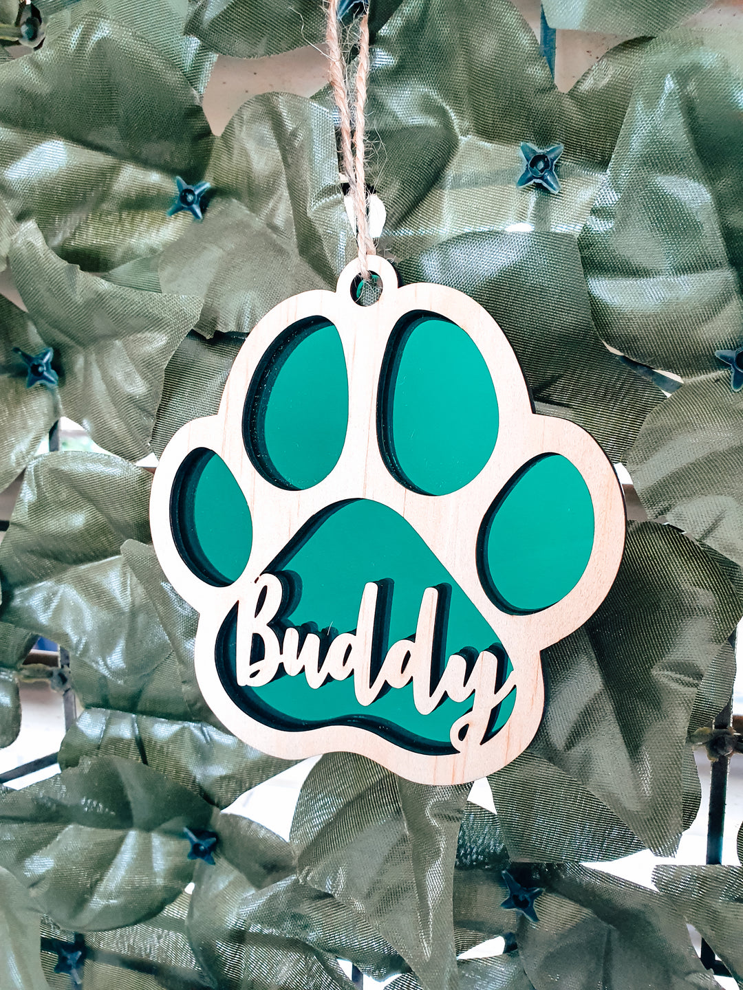 Paw Print Ornament