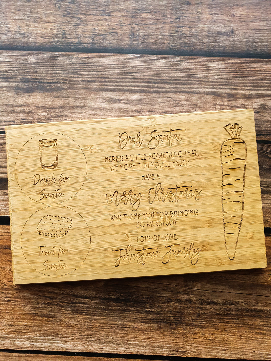 Santa Treat Board 2021 Design