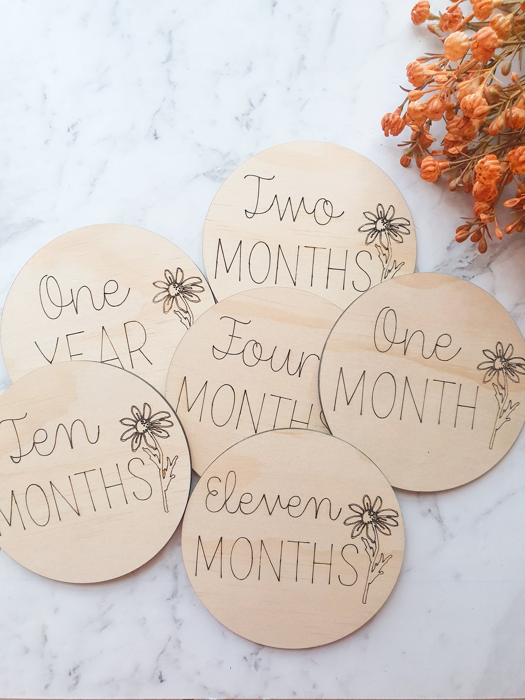 Sunflower Age Milestone Set