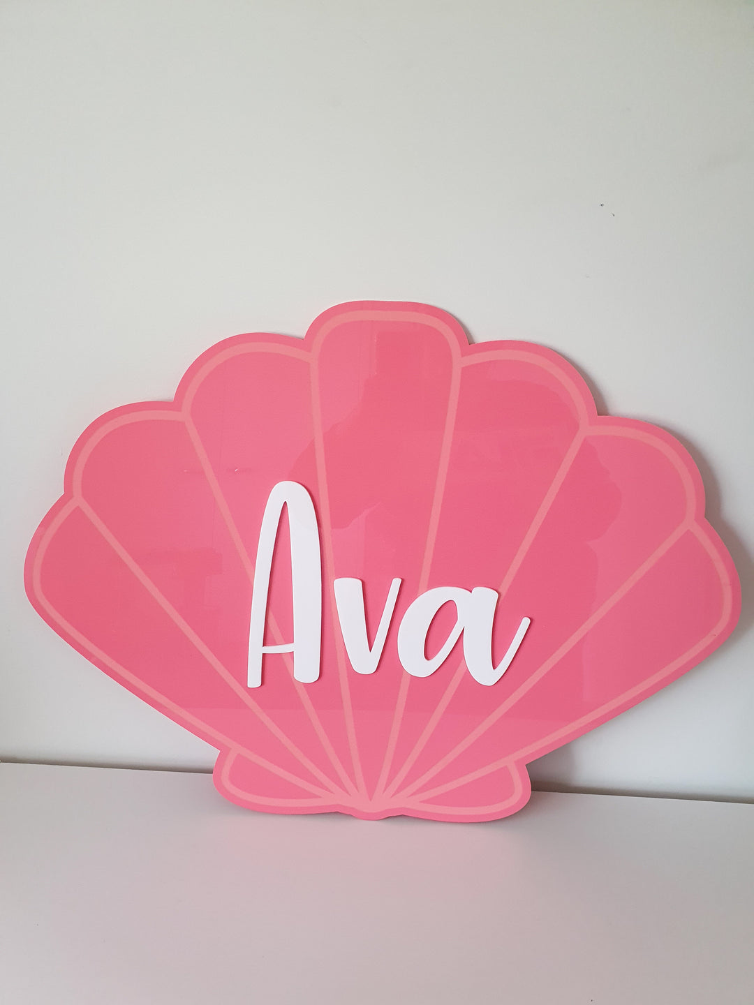 Acrylic Shell Name Plaque