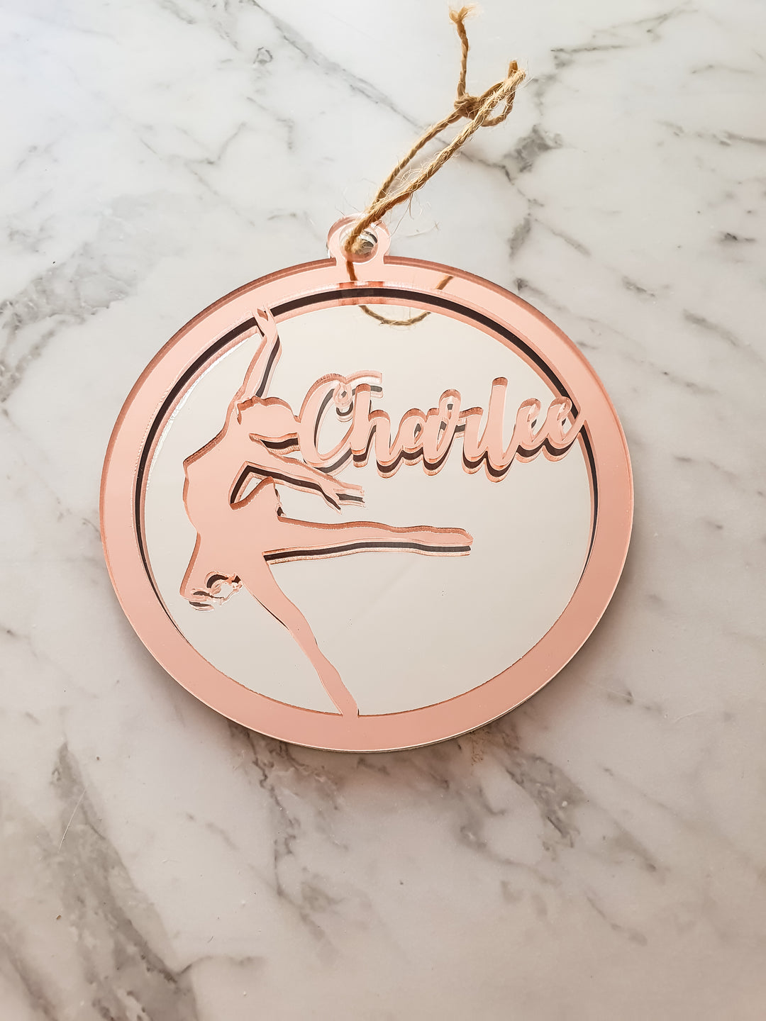 Double Layer Ballerina Ornament