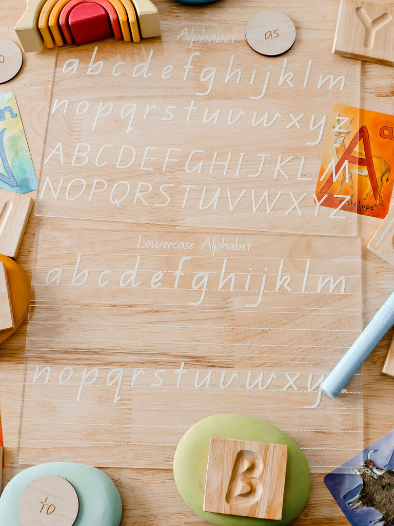 Alphabet Trace & Wipe Board