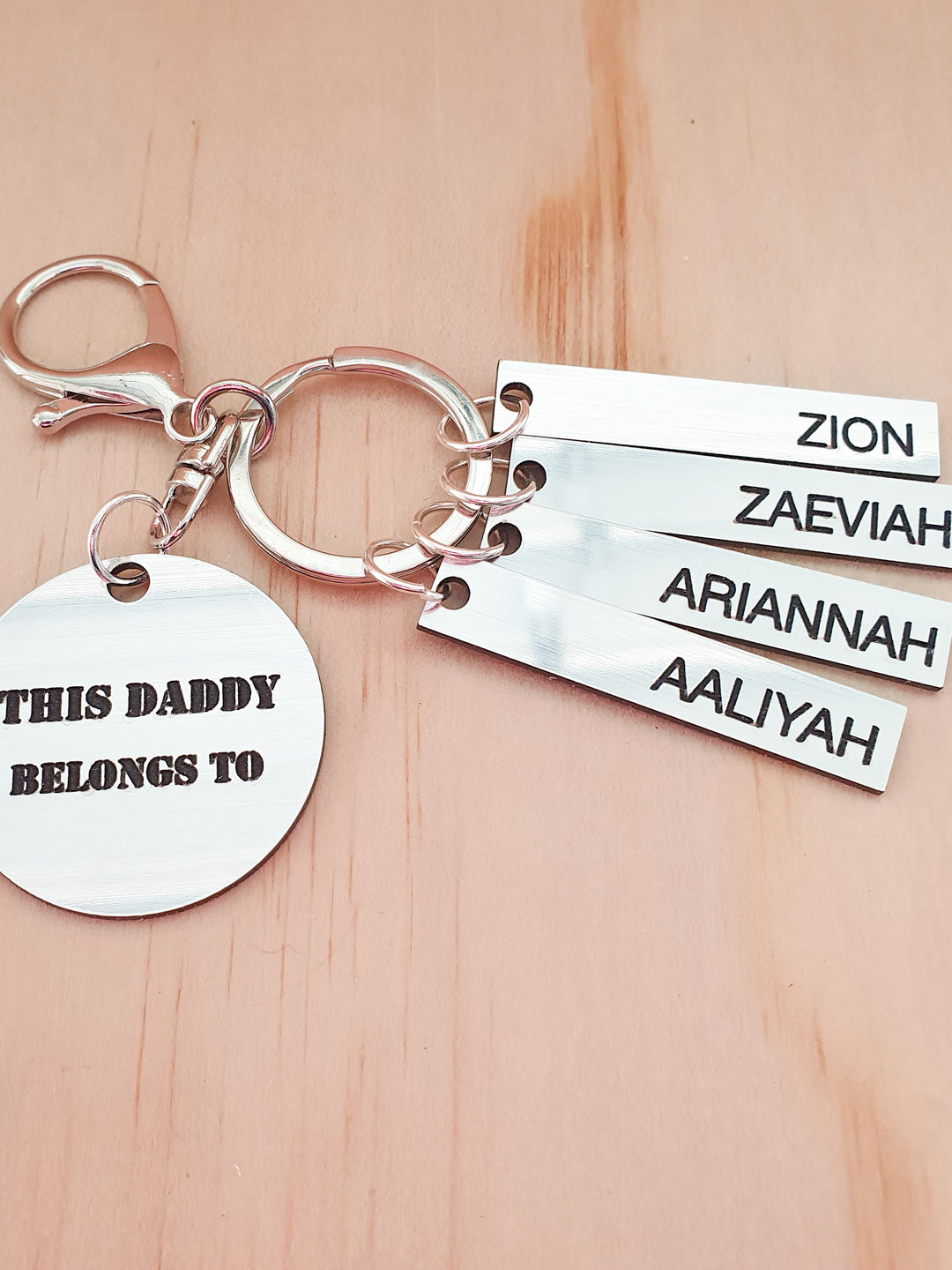 This Daddy Belongs To Keyring
