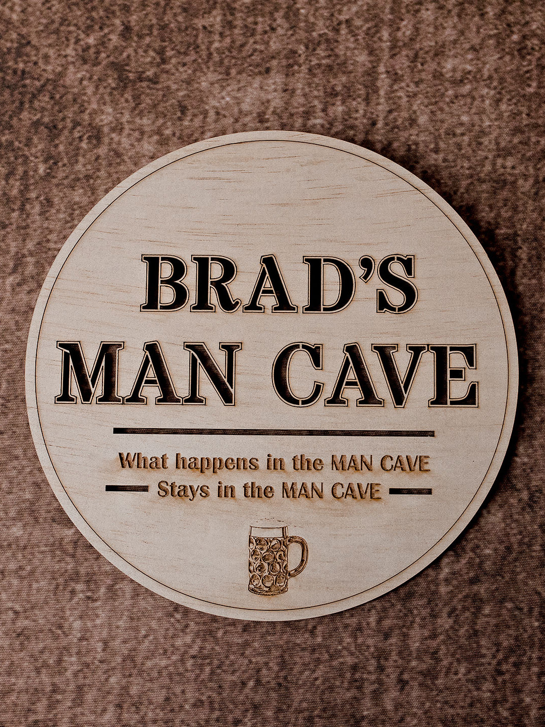 Man Cave Plaque