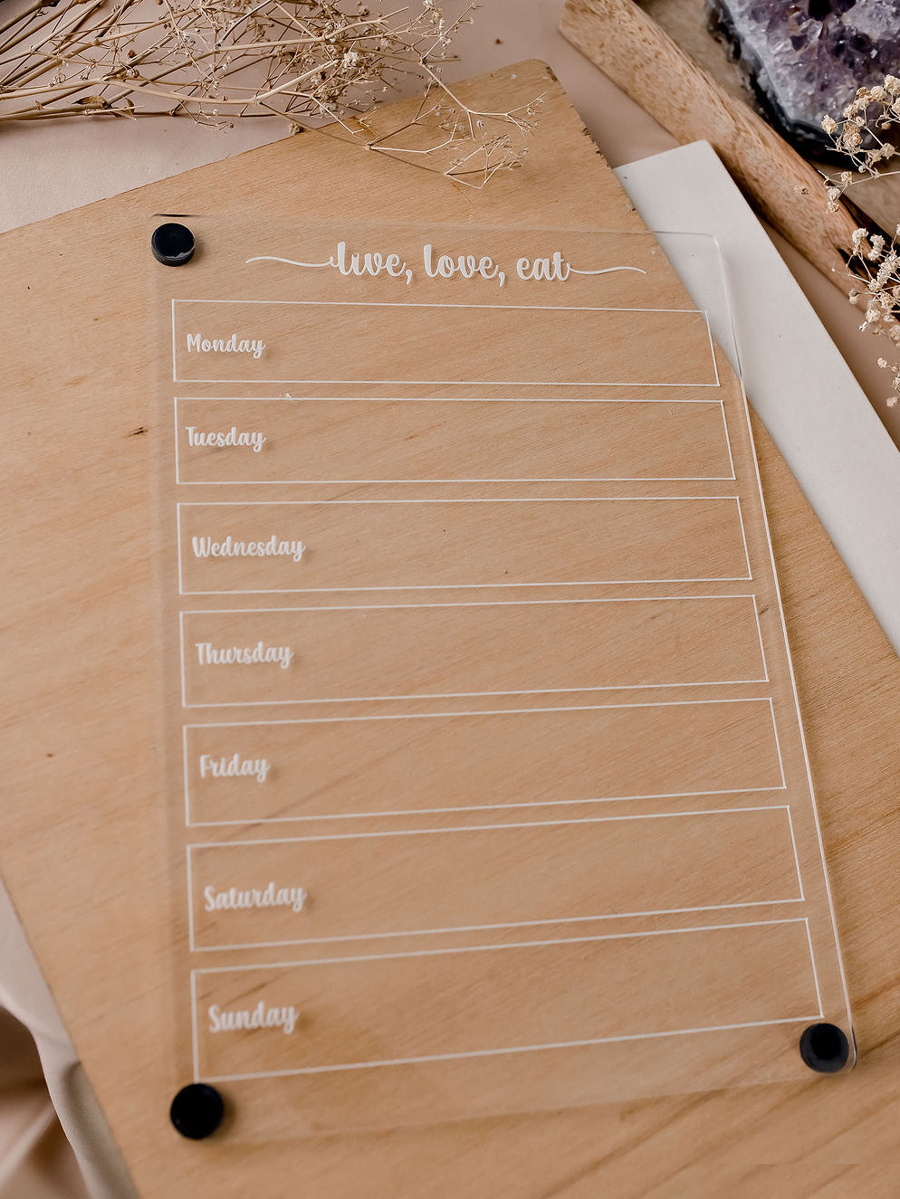 Live Love Eat - Meal Planner