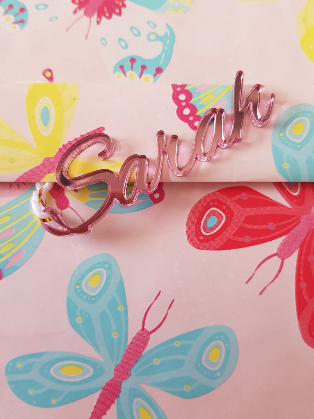 Acrylic Name Gift Tags