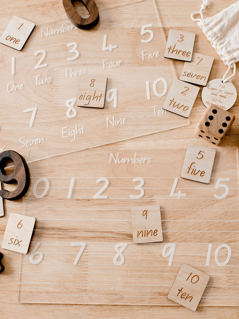 Numbers Trace & Wipe Board