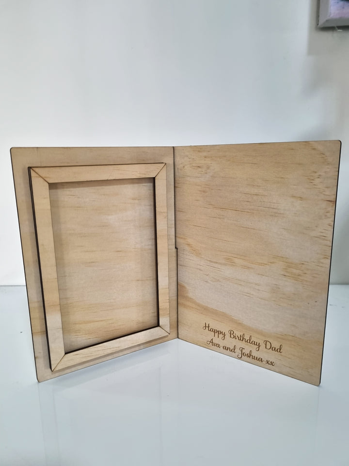 Photo handprint frame