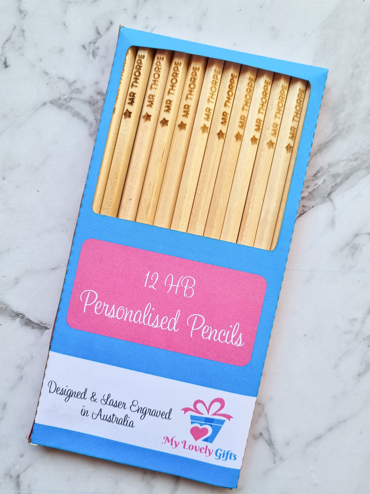 Personalised Name Pencils