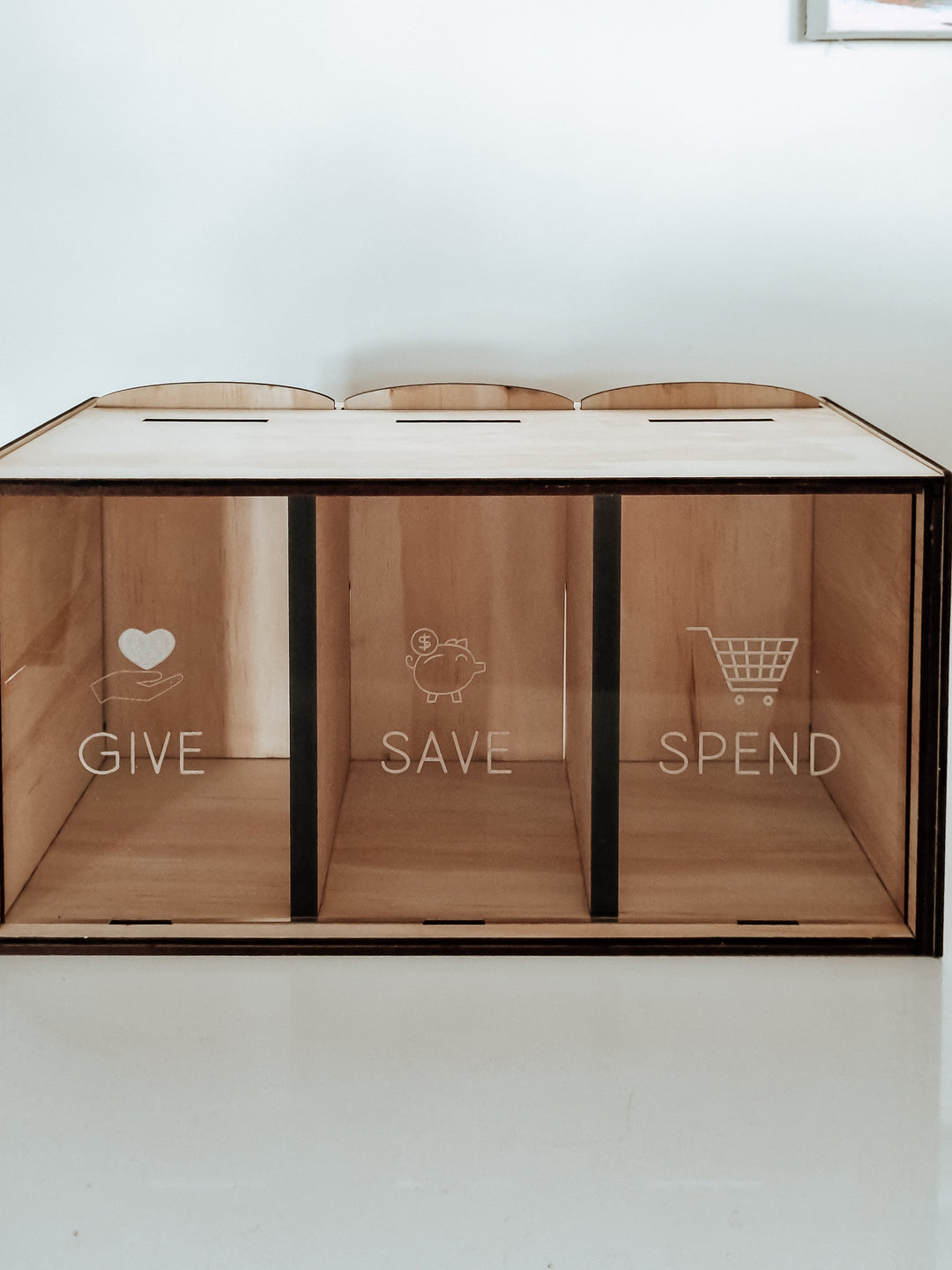 Give Save Spend Money Box