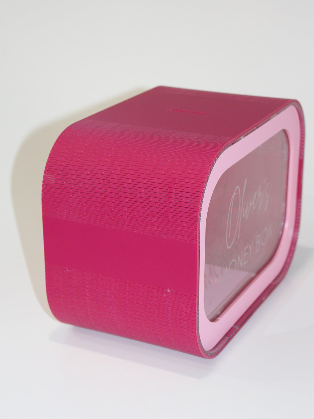 Curved Acrylic Money Box
