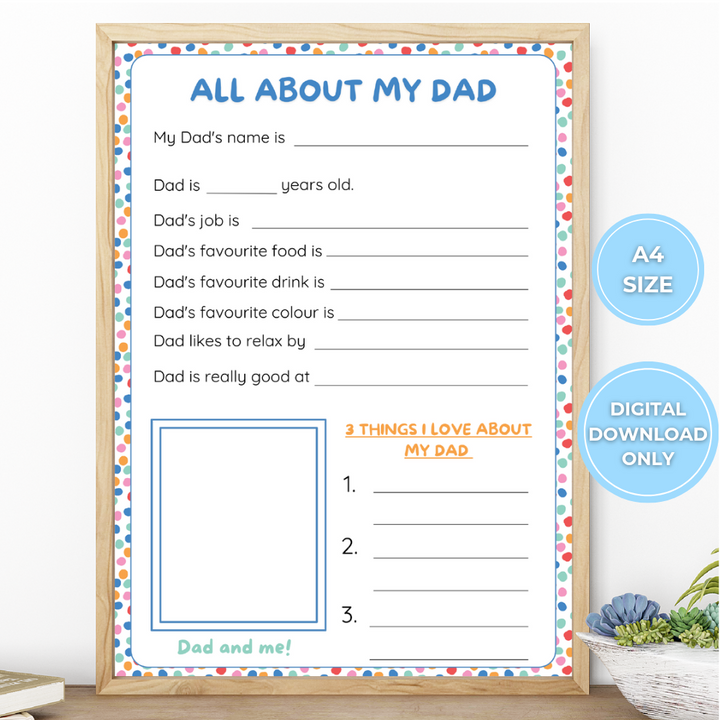 All About My Dad - Digital Download