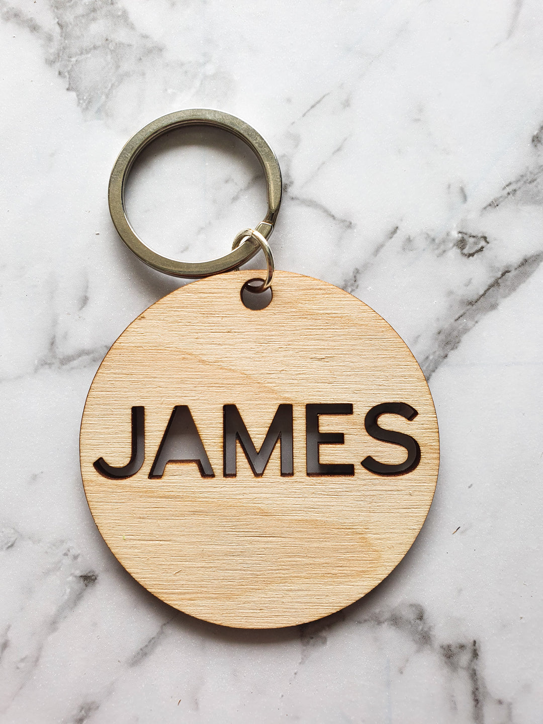 Name Cut Out Keyring