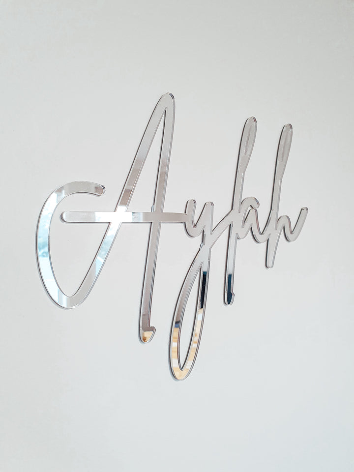 Aylah Acrylic Name Plaque