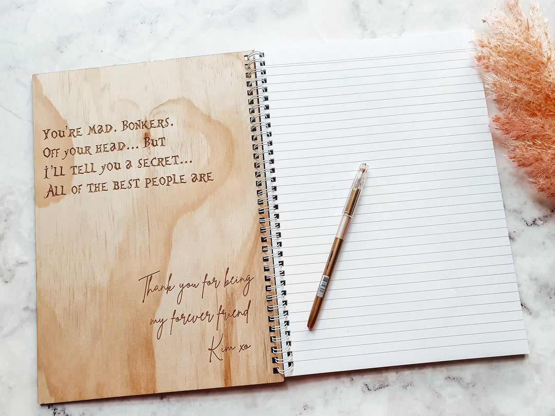 Personalised A4 Notebook