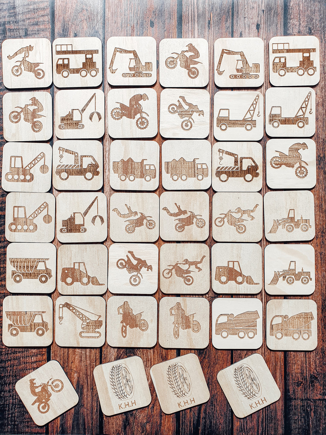 Vehicle Memory Game