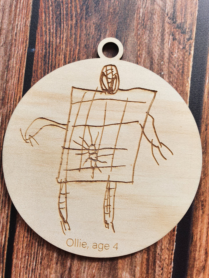 Kids Drawing Ornament