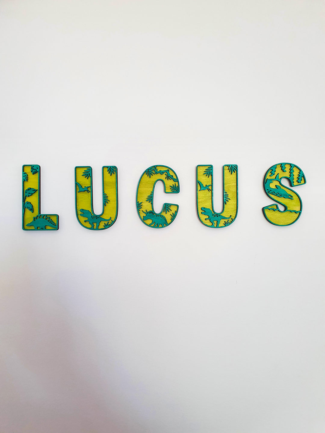 Dinosaur Theme Letters - MEDIUM SIZE