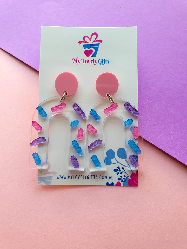 Archway Sprinkle - Pink, Blue & Purple