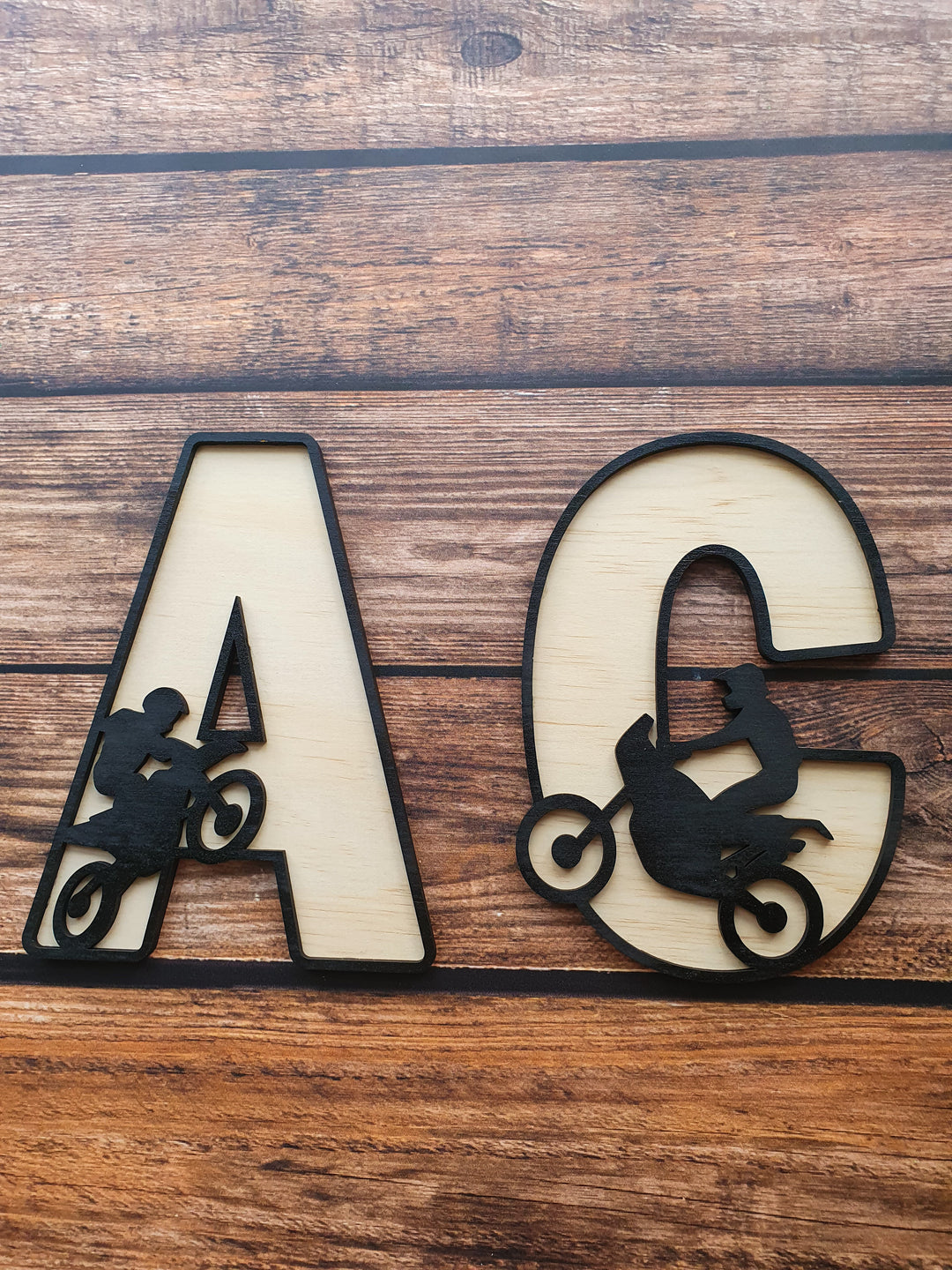 Bike Theme Letters - EXTRA LARGE SIZE