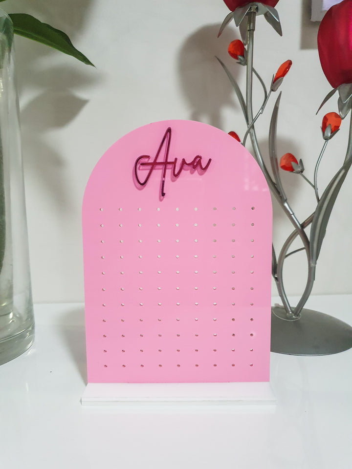 Mini Arch Earring Stand Personalised