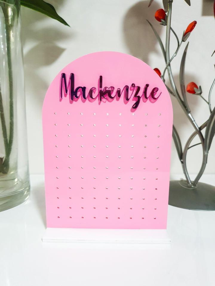 Mini Arch Earring Stand Personalised