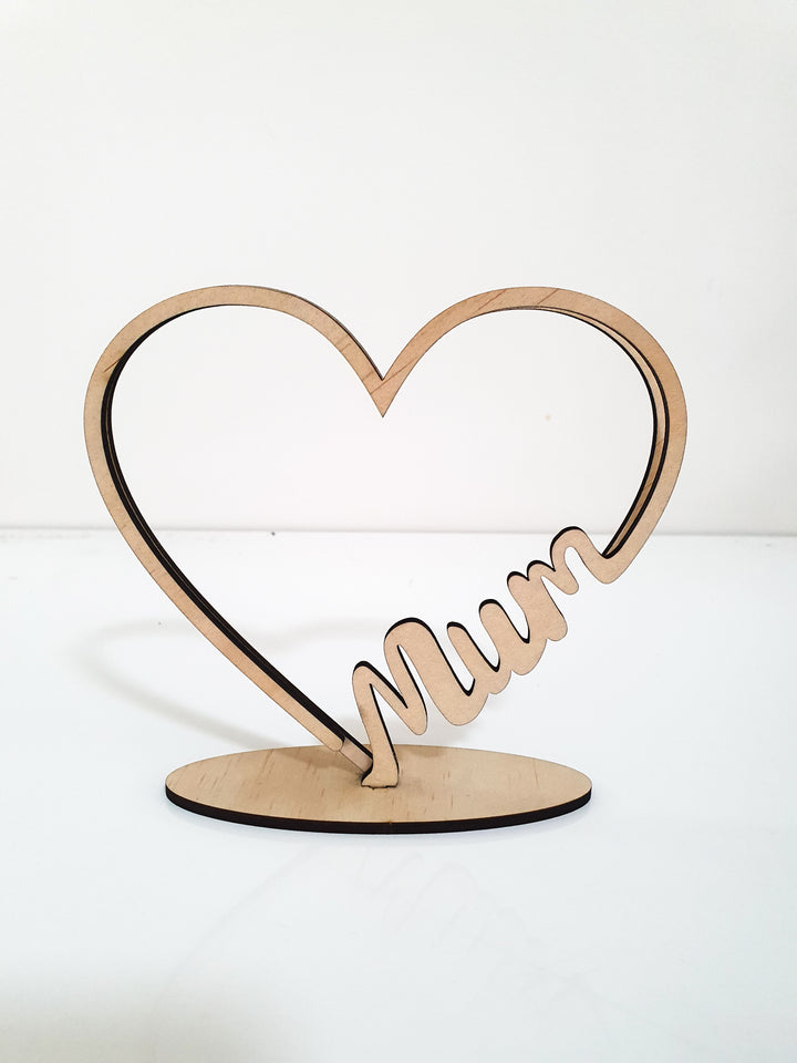 Mum Heart Frame