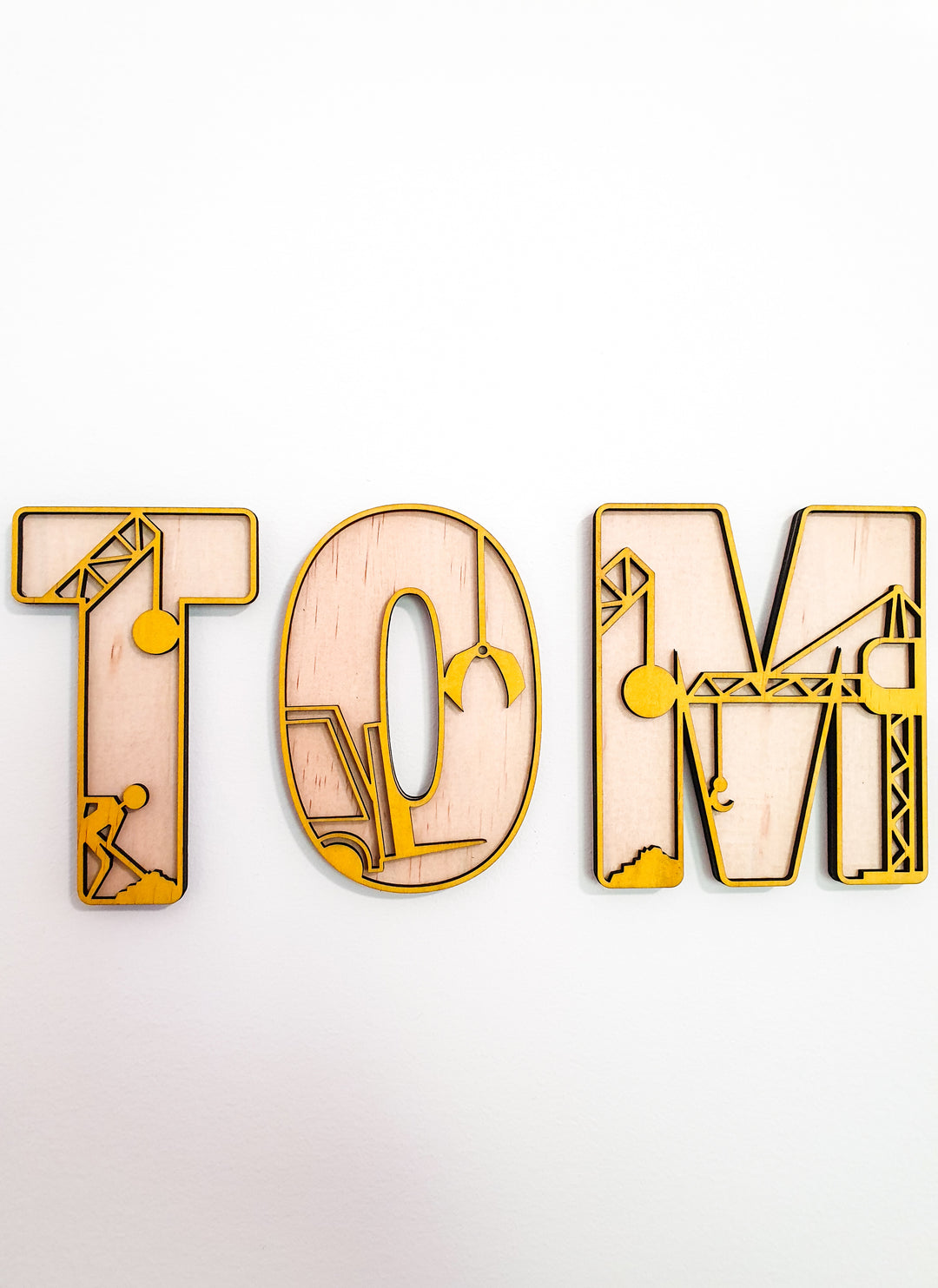 Construction Theme Letters - EXTRA LARGE SIZE