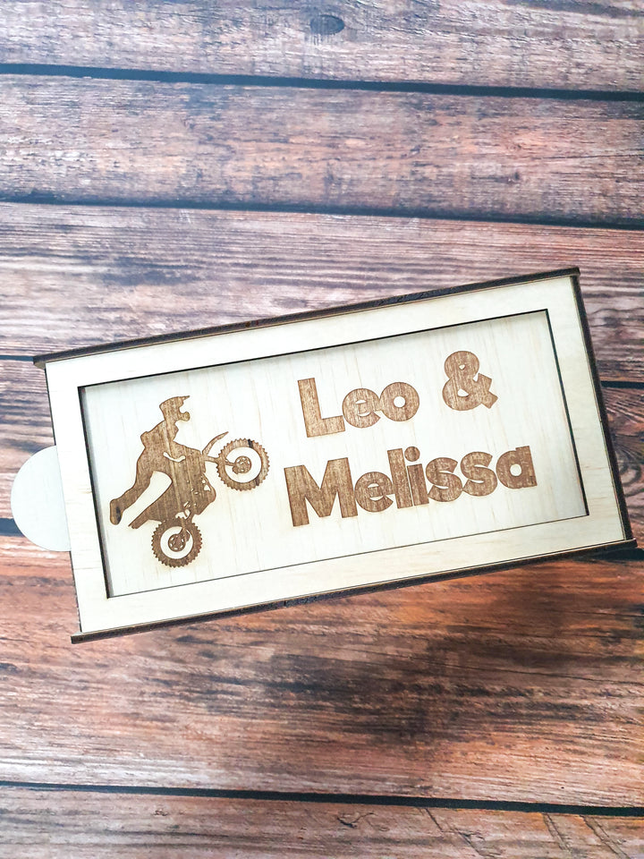 Bike Themed Wooden Box