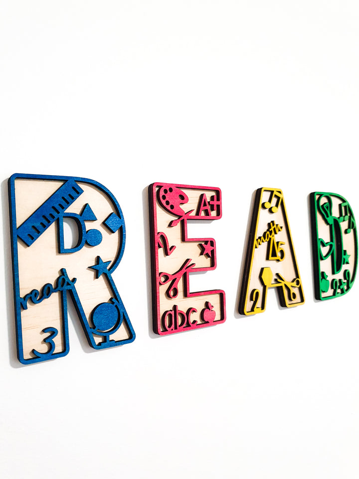 Classroom Theme Letters - SMALL SIZE