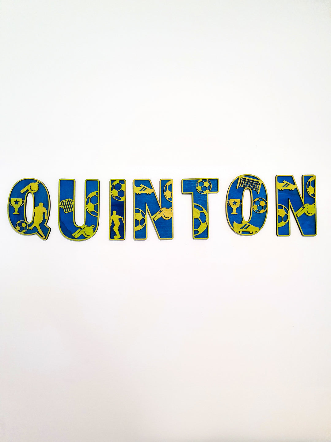 Soccer Theme Letters - LARGE SIZE