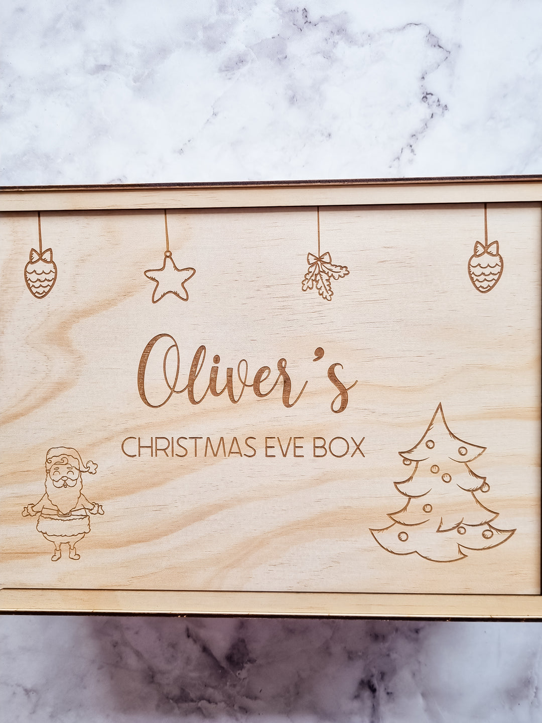 Christmas Box - Santa & Tree