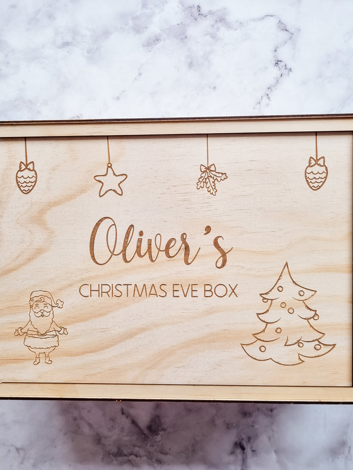 Christmas Box - Santa & Tree