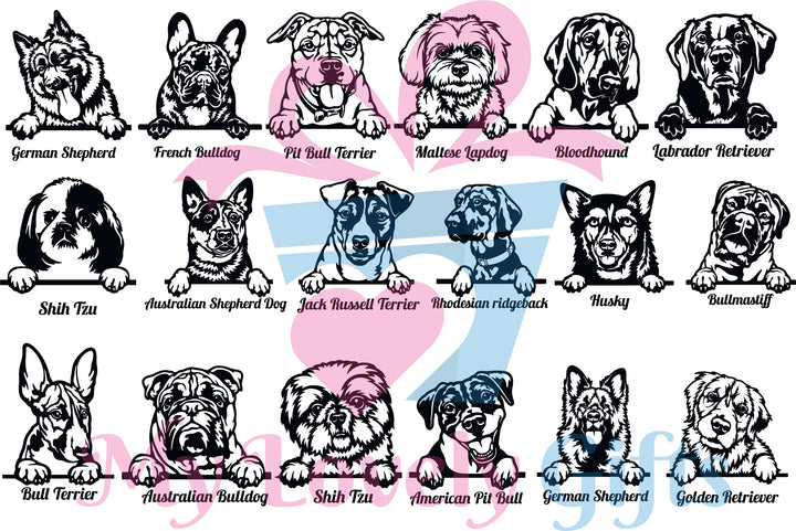 Dog Collection Personalised Notebook