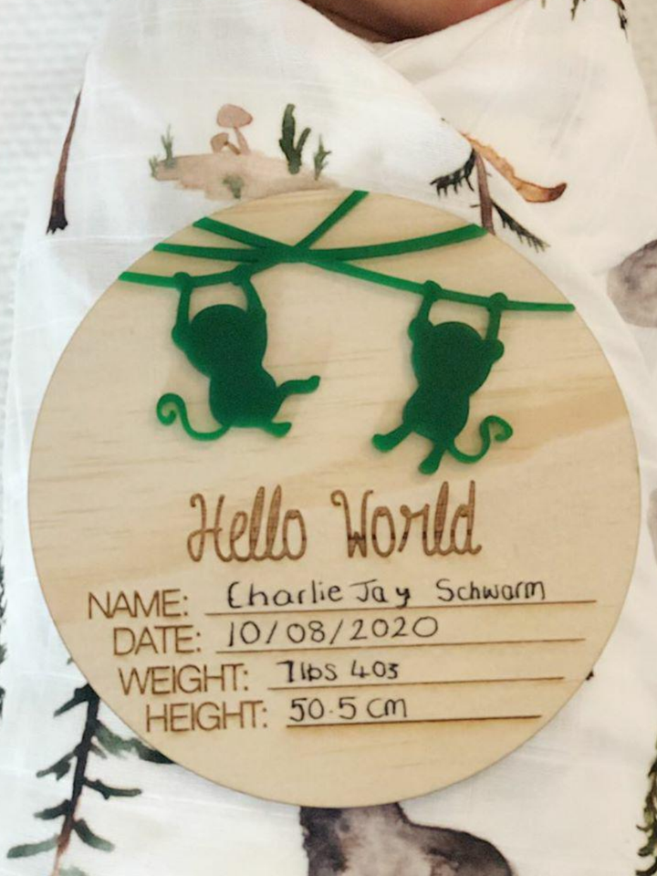 Jungle Announcement Plaque