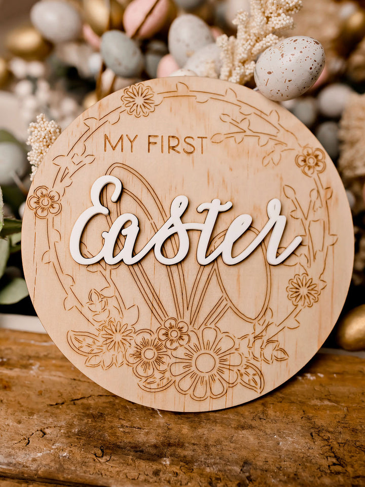 My First Easter Plaque Acrylic & Wood