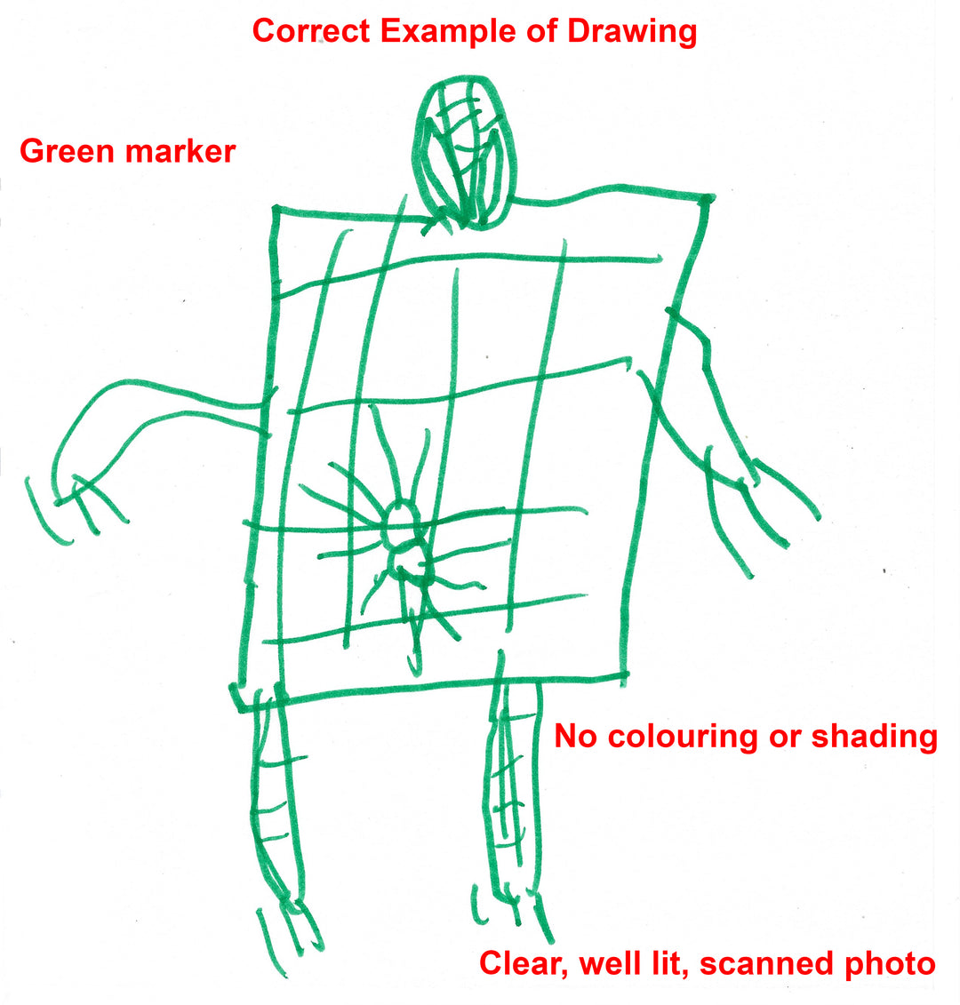 Kids Drawing Ornament