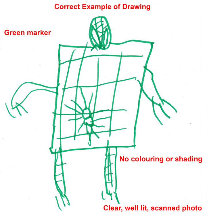 Kids Drawing Ornament