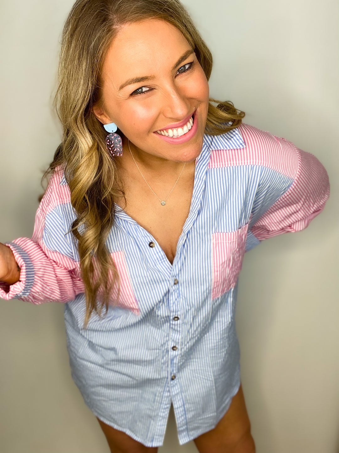 Penelope Sprinkle - Mismatched Blue, Pink & Purple
