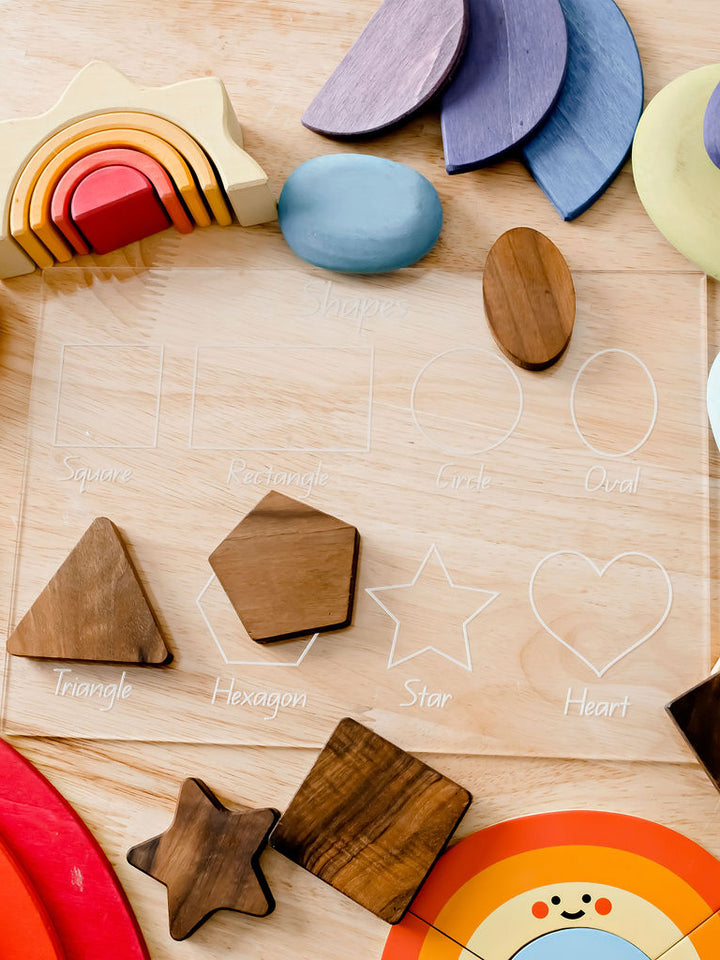 Shapes Trace & Wipe Board