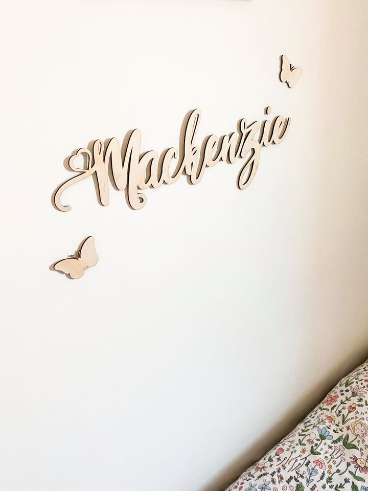 Finley Wooden Name Plaques